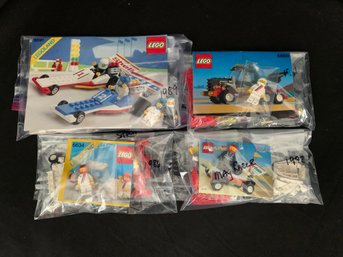 Complete 1986-1992 Lego Legoland Classic Town Sets 6634, 6591, 6669, & 6648 Group- ~4 Sets