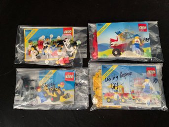 Complete 1985-1989 Lego Legoland Classic Town Sets 6309, 6603, 6660, & 6671 Group- ~4 Sets