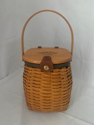 2000 Longaberger Collectors Club Five-Year Anniversary Charter Member Basket With Liner, Protector, & COA