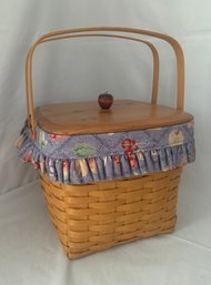 1998 Longaberger Grandma Bonnie's Large Two Pie Basket Combo Set