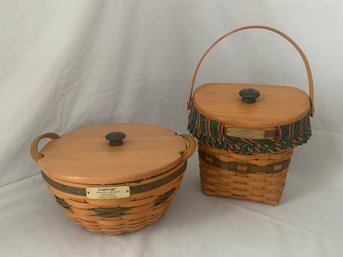 1998/1999 Longaberger Christmas Collection Baskets Group