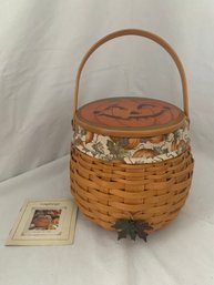 2001 Longaberger Pumpkin Patch Basket