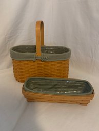 1993/2001 Longaberger Barbecue Buddy & Cracker Baskets Group