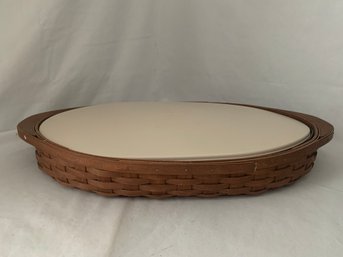 2008 Longaberger Large Oval Serving Basket