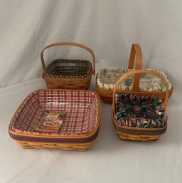 Assorted 1988-2000 Longaberger Baskets Group