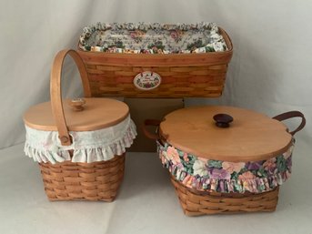 Assorted 1996-2001 Longaberger Baskets Group