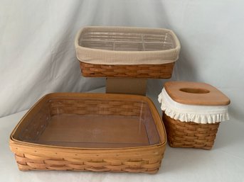 Assorted 1996-2004 Longaberger Baskets Group