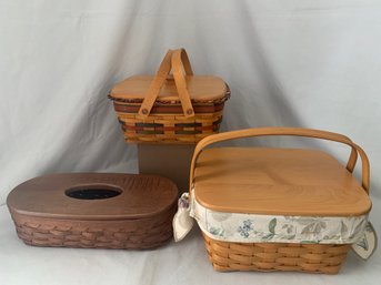 Assorted 1997-2006 Longaberger Baskets Group