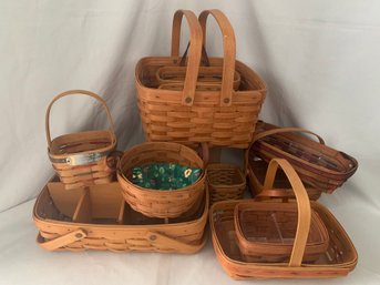 Assorted Longaberger Baskets Group