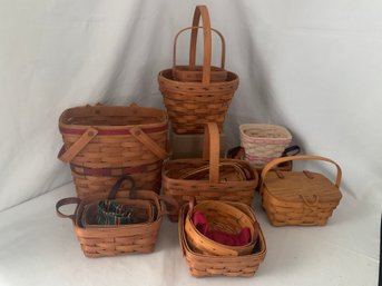 Assorted Longaberger Baskets Group