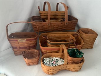 Assorted Longaberger Baskets Group