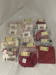 Assorted Longaberger Cloth Liners Group ~15