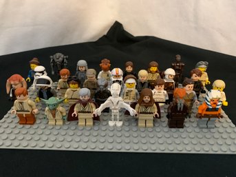 Assorted Lego Star Wars Minifigures Group