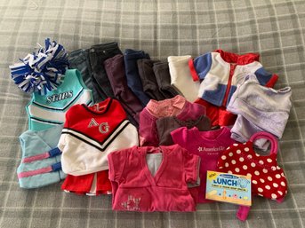 Assorted American Girl Play Clothes Jeans, T-shirts & Sport Wear Group