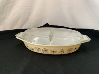 Pyrex Promotional Dandelion Duet Casserole W/ Lid