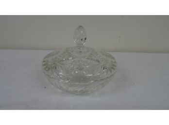 Crystal Cut Glass Candy Dish