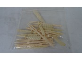 1950's Plastic Cocktail Picks & Forks