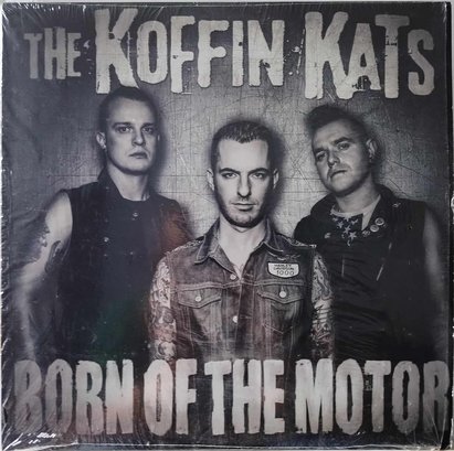 2013 RELEASE THE KOFFIN KATS-BORN OF THE MOTOR TRANSLUCANT BLUE VINYL RECORD SRG28LP SAILOR'S GRAVE RECORDS