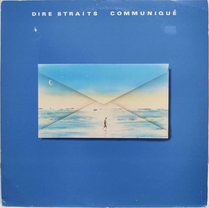 1ST YEAR RELEASE 1979 (PROMO GOLD STAMPED) DIRE STRAITS-COMMUNIQUE VINYL RECORD HS 3330 WARNER BROS RECORDS