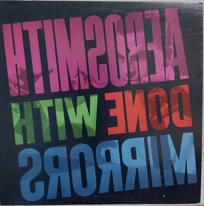 1985 RELEASE AEROSMITH-DONE WITH MIRRORS VINYL RECORD GHS 24091 GEFFEN RECORDS