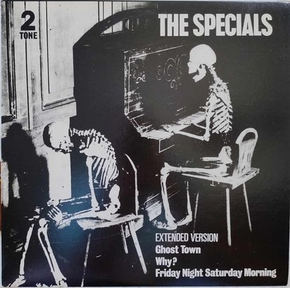 1981 RELEASE THE SPECIALS-GHOST TOWN/WHY?/FRIDAY NIGHT SATURDAY MORNING 12'' 33 12 RPM VINYL LP CDS 2525