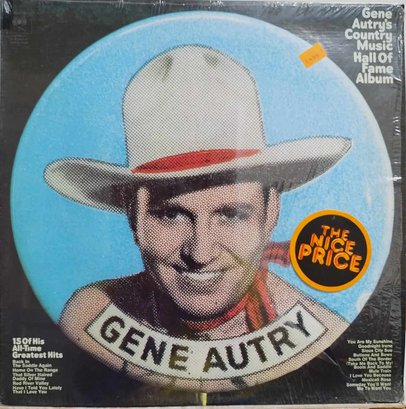 FIRST PRESSING 1970 RELEASE GENE AUTRY'S COUNTRY MUSIC HALL OF FAME VINYL RECORD CS 1035 COLUMBIA RECORDS