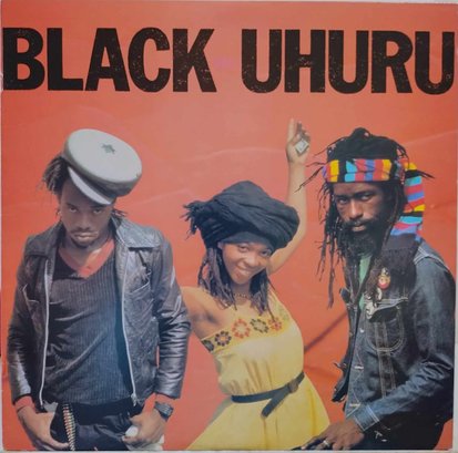 FIRST PRESSING 1981 RELEASE BLACK UHURU-RED VINYL RECORD MLPS 9625 MANGO RECORDS
