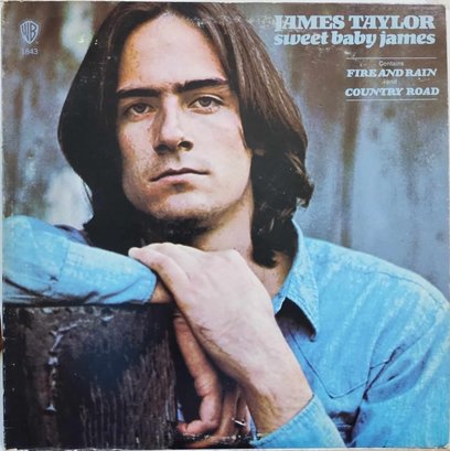 1976 REISSUE JAMES TAYLOR-SWEET BABY JAMES VINYL RECORD WS 1843 WARNER BROTHERS RECORDS