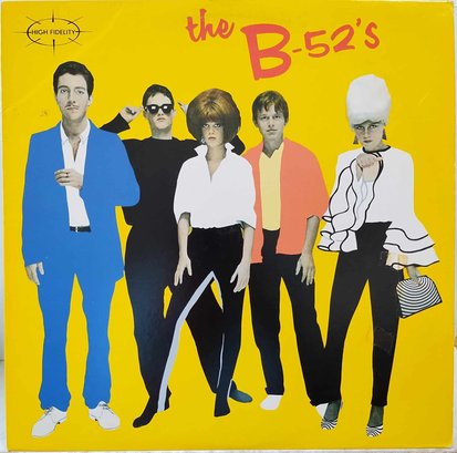1979 REPRESS RELEASE THE B-52'S SELF TITLED VINYL RECORD BSK 3555 WARNER BROTHERS RECORDS