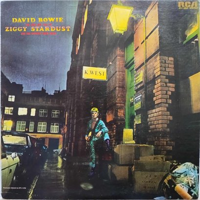 1980 REISSUE DAVID BOWIE-THE RISE AND FALL OF ZIGGY STARDUST AND THE SPIDERS FROM MARS VINYL RECORD