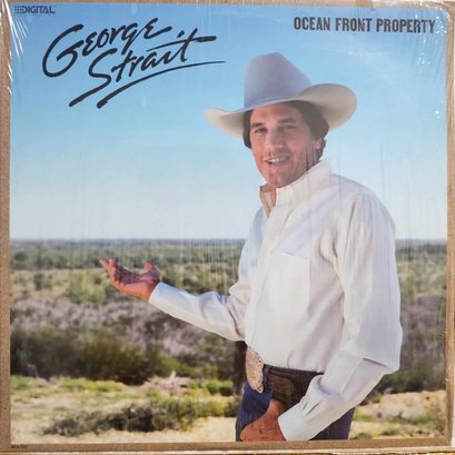 1987 RCA CLUB EDITION RELEASE GEORGE STRAIT-OCEAN FRONT PROPERTY VINYL RECORD MCA 5913 MCA RECORDS