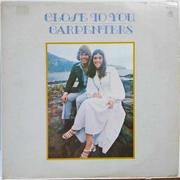 IST YEAR 1970 RELEASE CARPENTERS-CLOSE TO YOU VINYL RECORD SP-4271 A&M RECORDS