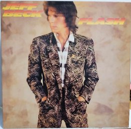 1985 RELEASE JEFF BECK-FLASH VINYL RECORD FE 39483 EPIC RECORDS