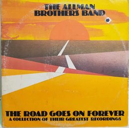 1975 RELEASE ALLMAN BROTHERS BAND-THE ROAD GOES ON FOREVER GATEFOLD 2X VINYL LP SET 2CP 0164 CAPRICORN RECORDS