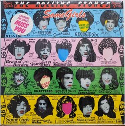 1983 RELEASE THE ROLLING STONES-SOME GIRLS VINYL RECORD COC 39108 ROLLING STONES RECORDS-READ DESCRIPTION