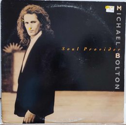 1989 RELEASE MICHAEL BOLTON-SOUL PROVIDER VINYL RECORD C 45012 COLUMBIA RECORDS