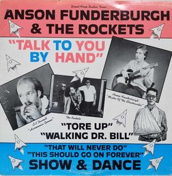 1981 RELEASE ANSON FUNDERBURCH-TALK TO YOU BY HAND BT-1001 VINYL RECORD FC 37978 COLUMBIA RECORDS