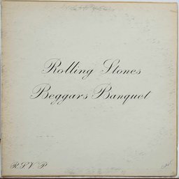 FIRST PRESSING 1968 THE ROLLING STONES-BEGGARS BANQUET VINYL RECORD PS 539 LONDON RECORDS