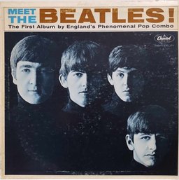 1ST PRESSING 1964 THE BEATLES-MEET THE BEATLES VINYL RECORD MONO T-2047 CAPITOL RECORDS-READ DESCRIPTION