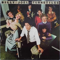 FIRST YEAR 1976 RELEASE BILLY JOEL-TURNSTILES VINYL RECORD PC 33848 COLUMBIA RECORDS