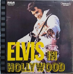 1976 RELEASE ELVIS PRESLEY-ELVIS IN HOLLYWOOD 2X VINYL RECORD SET DPL2 0168-1 RCA RECORDS