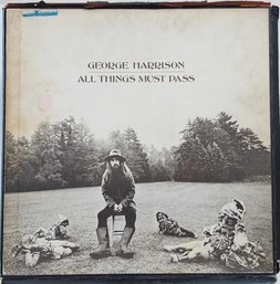 1976 RELEASE GEORGE HARRISON-ALL THINGS MUST PASS 3X BOXED VINYL RECORD SET STCH-639 APPLE RECORDS