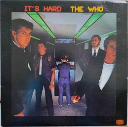 1982 RELEASE THE WHO-IT'S HARD VINYL RECORD 1-23731 WARNER BROTHERS RECORDS