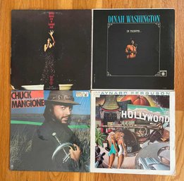 LOT OF 4 VINYL RECORDS