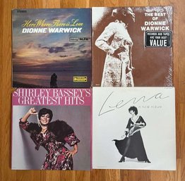 LOT OF 4 VINYL RECORDS