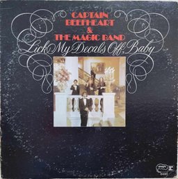 FIRST PRESSING 1970 RELEASE CAPTAIN BEEFHEART AND THE MAGIC BAND-LICK MY DECALS OFF, BABY VINYL RECORD RS 6420