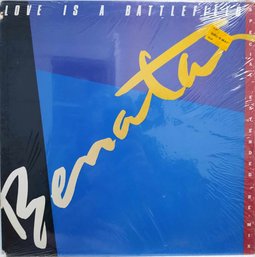 1983 RELEASE PAT BENATAR-LOVE IS A BATTLEFIELD (SPECIAL EXTENDED REMIX) 12' 33 1/3 RPM VINYL RECORD 4V9-42734