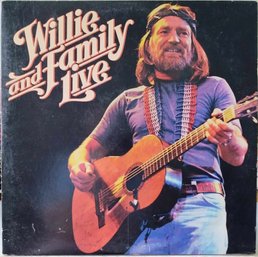 1978 RELEASE WILLIE NELSON-WILLIE NELSON AND FAMILY LIVE GATEFOLD 2X VINYL LP SET KC2 35642 COLUMBIA RECORDS