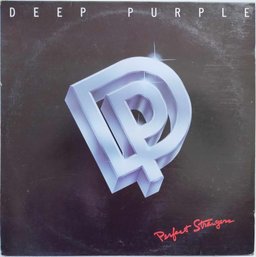 1984 RELEASE DEEP PURPLE-PERFECT STRANGERS VINYL RECORD 422-824 003-1 M-1 MERCURY RECORDS