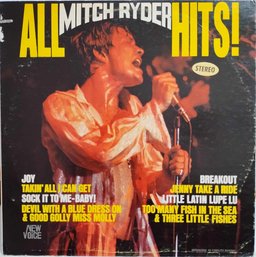1981 RELEASE MITCH RYDER-ALL MITCH RYDER HITS VINYL RECORD LP 2004 NEW VOICE RECORDS